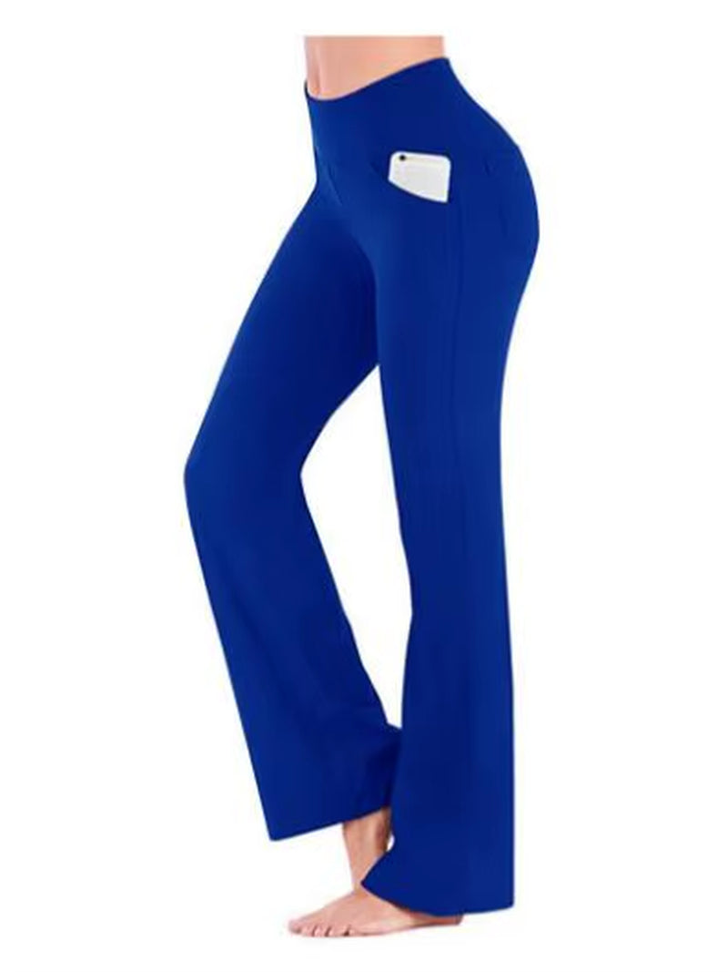 Ogilvy Mather Solid Elegant Female Lady Women'S Legs Pants Palazzo Flared Wide Killer High Waist OL Ladies Career Long Trousers
