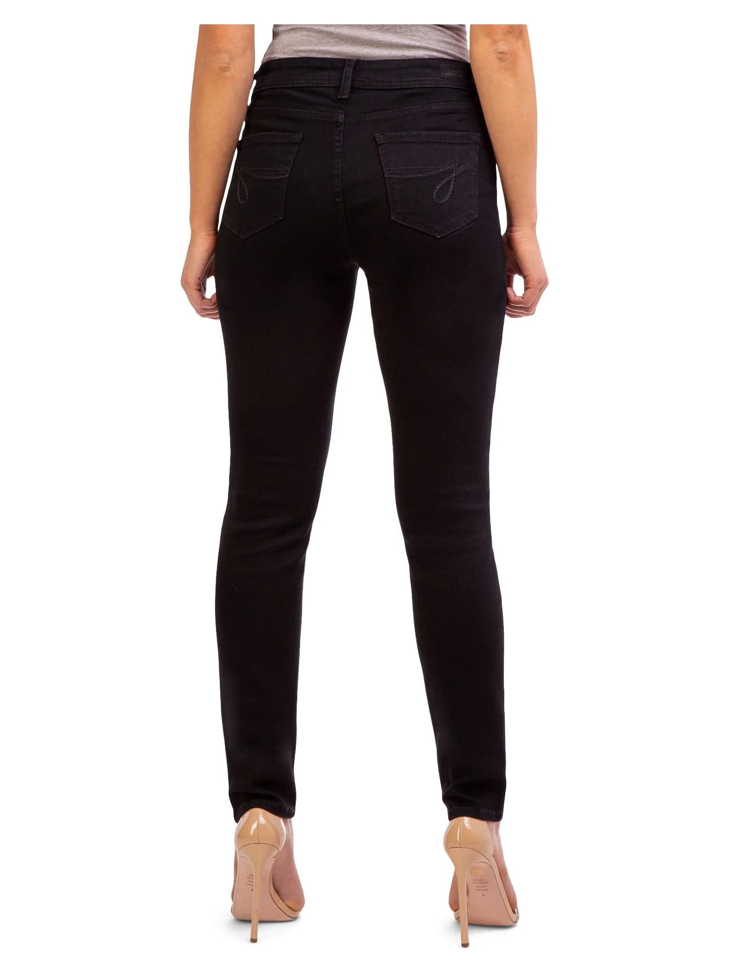 Women'S and Women'S plus Mid Rise Skinny Jeans, Available in 29" and 31" Inseams, Sizes 2-22