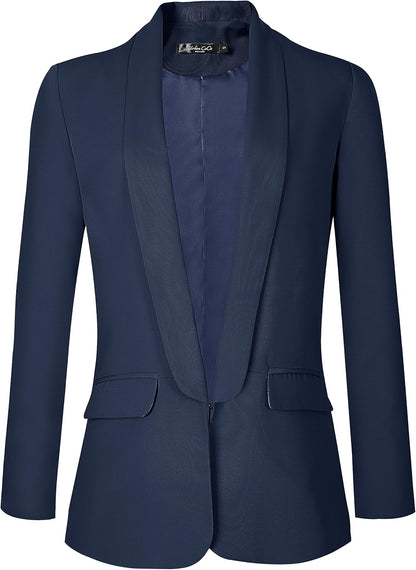 Women'S Office Blazer Jacket Open Front Womens Blazers for Work Professional