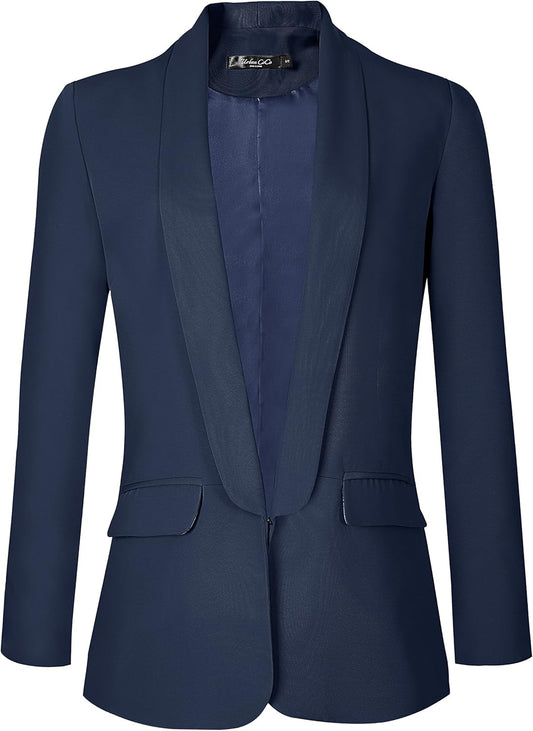 Women'S Office Blazer Jacket Open Front Womens Blazers for Work Professional