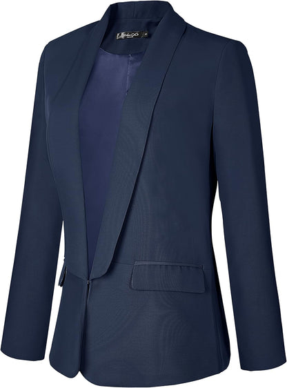 Women'S Office Blazer Jacket Open Front Womens Blazers for Work Professional